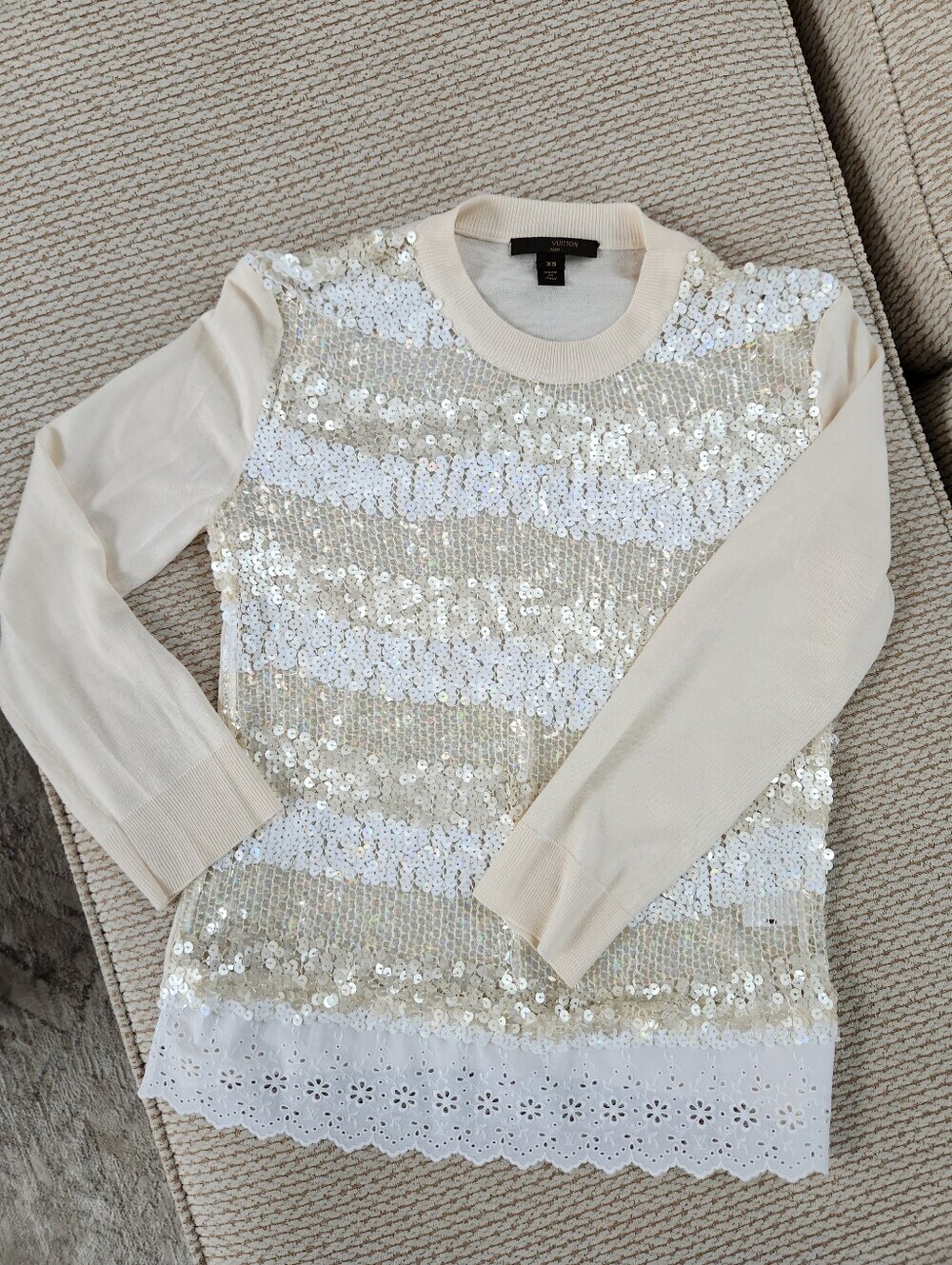 Louis Vuitton Long Sleeve Top, XS